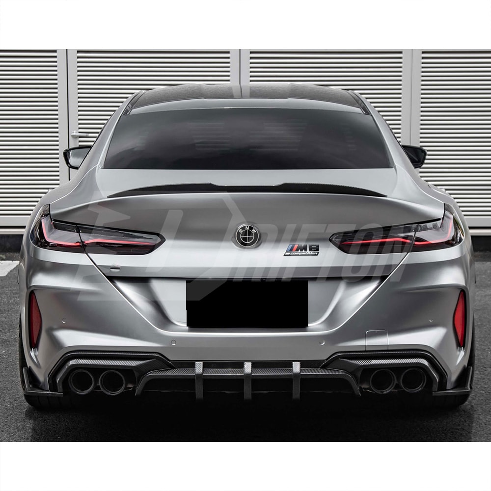 MP Style Dry Carbon Fiber Rear Spoiler Trunk Wing For BMW M8 F90 F91 F92 F93 2020-2024