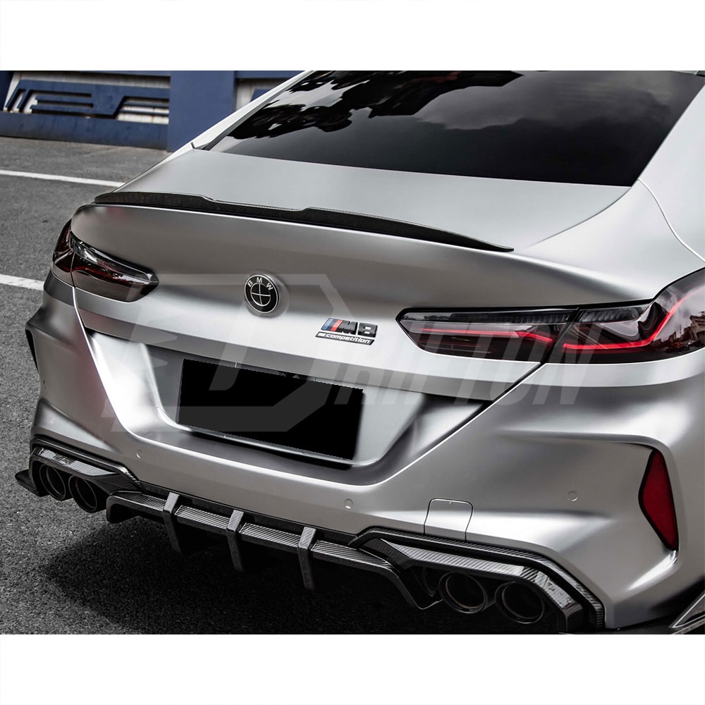 MP Style Dry Carbon Fiber Rear Spoiler Trunk Wing For BMW M8 F90 F91 F92 F93 2020-2024