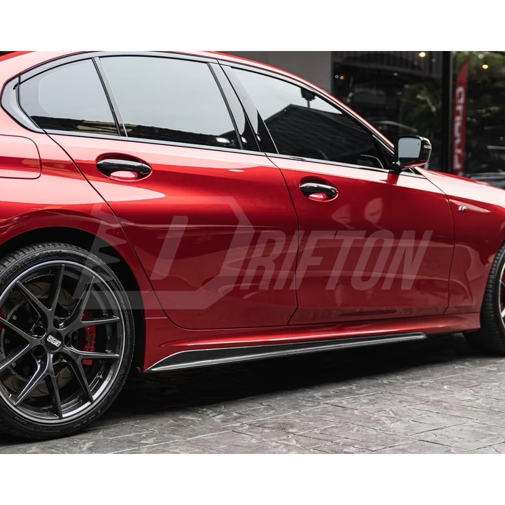 MP Style Dry Carbon Fiber Side Skirt For BMW 3 Serises G20 LCI 2023-On