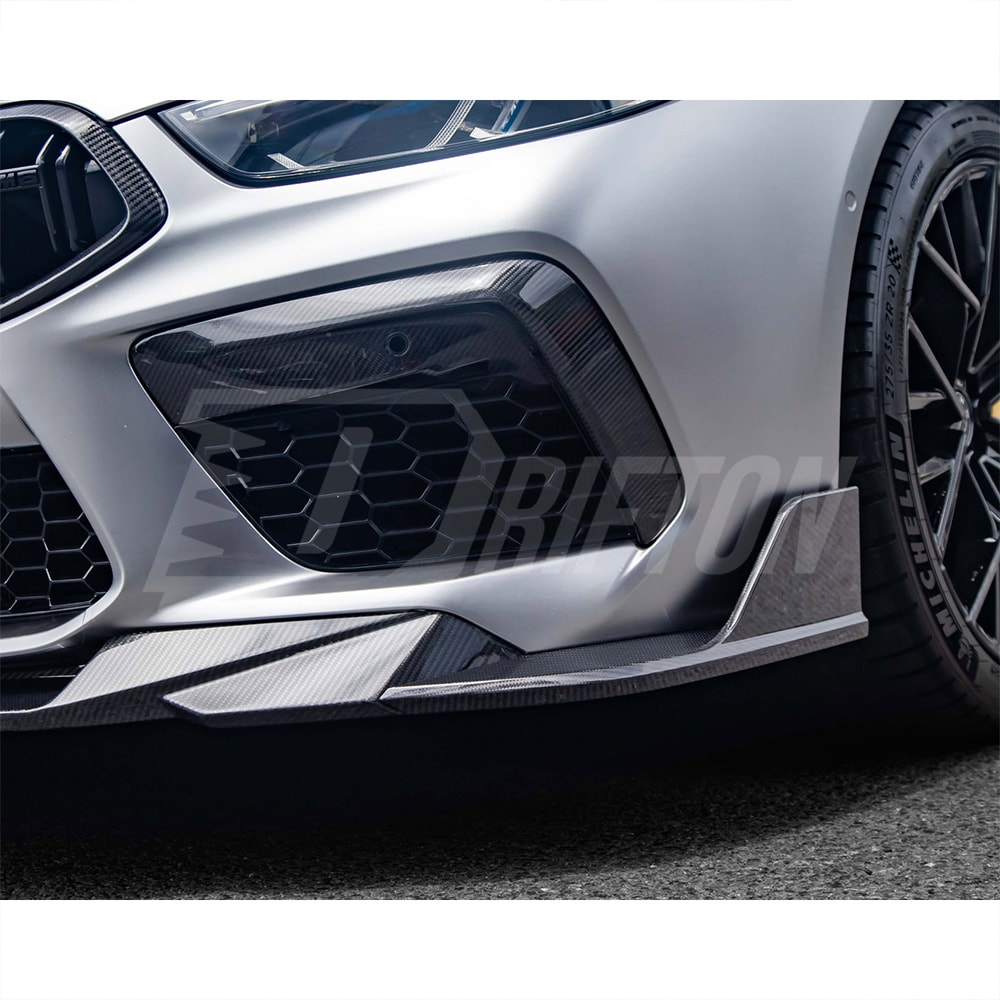 SQ Style Dry Carbon Fiber Front Lip For BMW M8 F90 F91 F92 F93 2020-2024