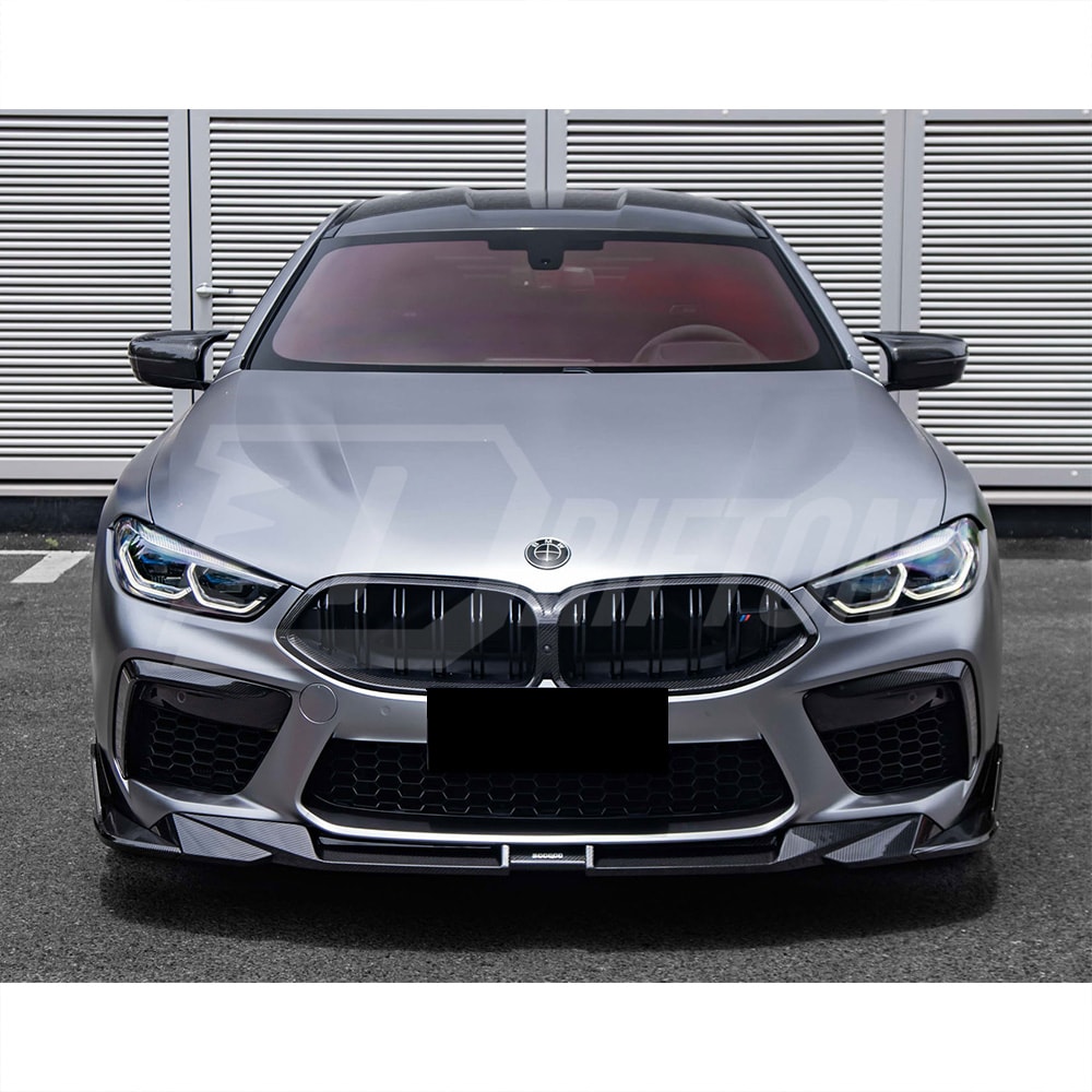 SQ Style Dry Carbon Fiber Front Lip For BMW M8 F90 F91 F92 F93 2020-2024