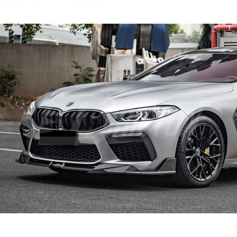 SQ Style Dry Carbon Fiber Front Lip For BMW M8 F90 F91 F92 F93 2020-2024