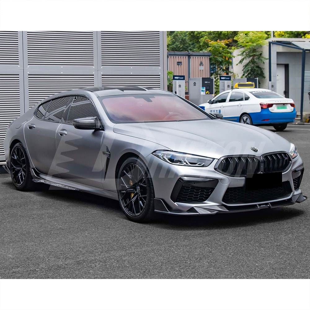 SQ Style Dry Carbon Fiber Front Lip For BMW M8 F90 F91 F92 F93 2020-2024