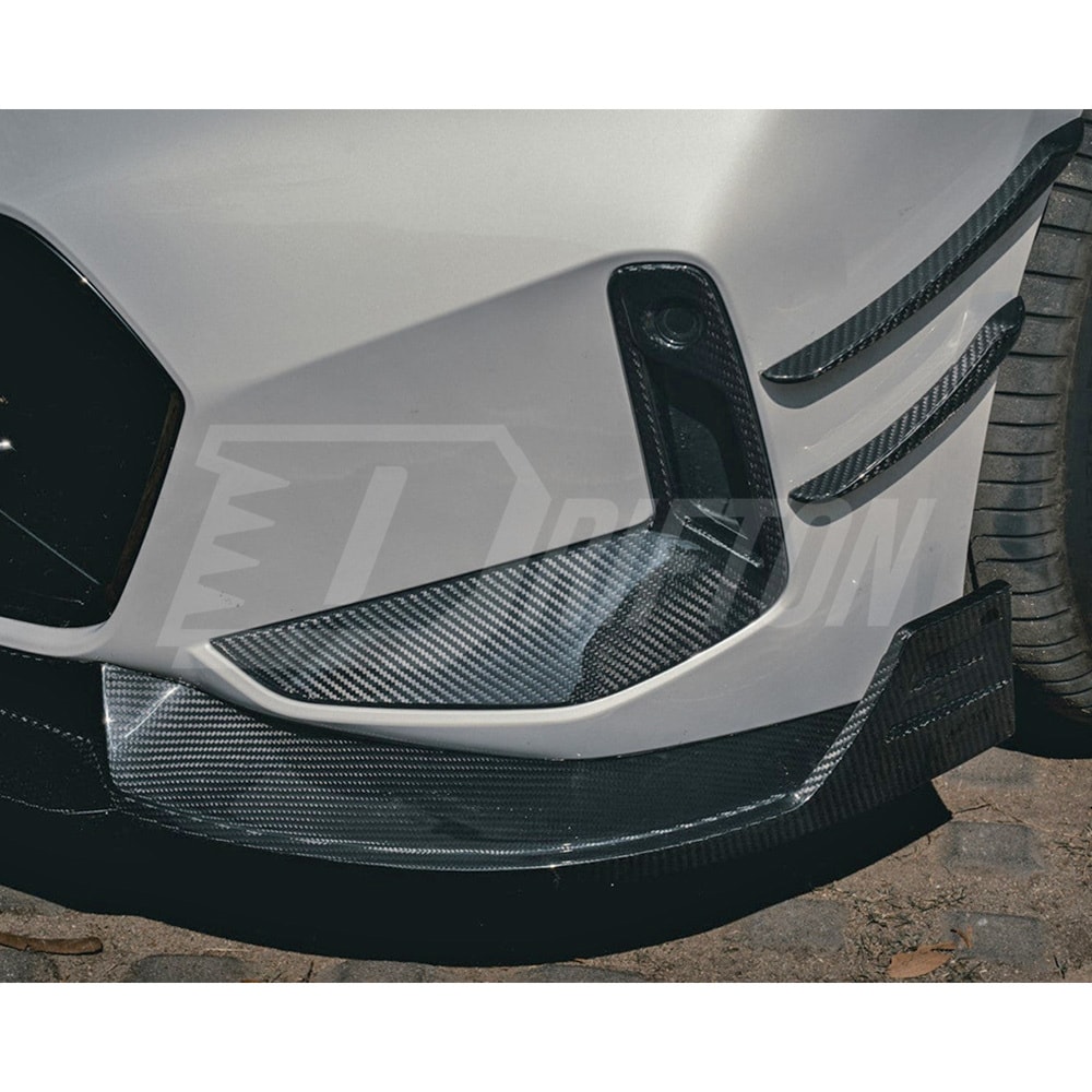 TAKD Style Dry Carbon Fiber Front Lip For BMW 3 Series G20 LCI 2023-On