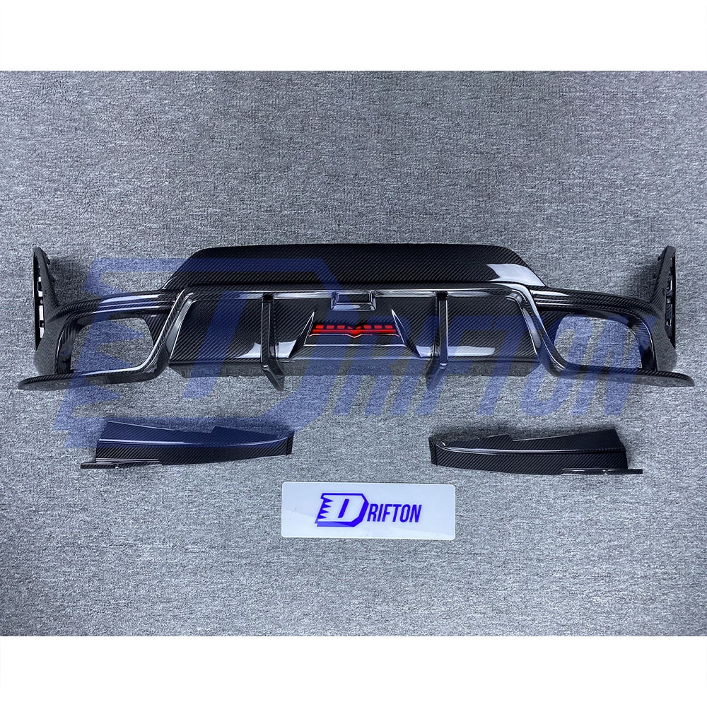 TAKD Style Dry Carbon Fiber Rear Diffuser For BMW 3 Series G20 LCI 2023-On