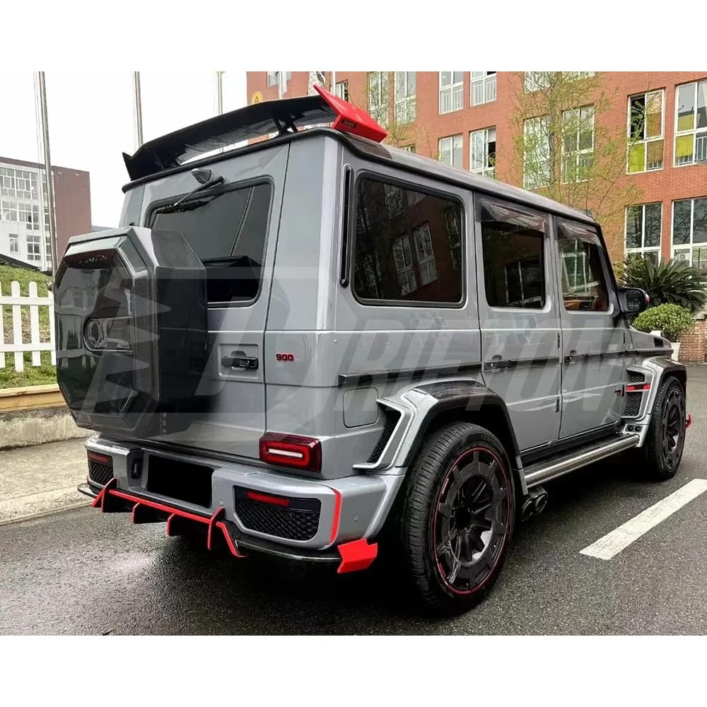 Convert Rocket G900 Style PP Body Kit With Dry Carbon Fiber Aero Kit With 24inch Wheel Rims For Mercedes Benz G Class W464 AMG G63 G500 G550 2018-2020