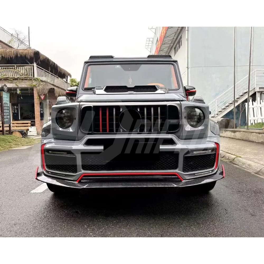 Convert Rocket G900 Style PP Body Kit With Dry Carbon Fiber Aero Kit With 24inch Wheel Rims For Mercedes Benz G Class W464 AMG G63 G500 G550 2018-2020
