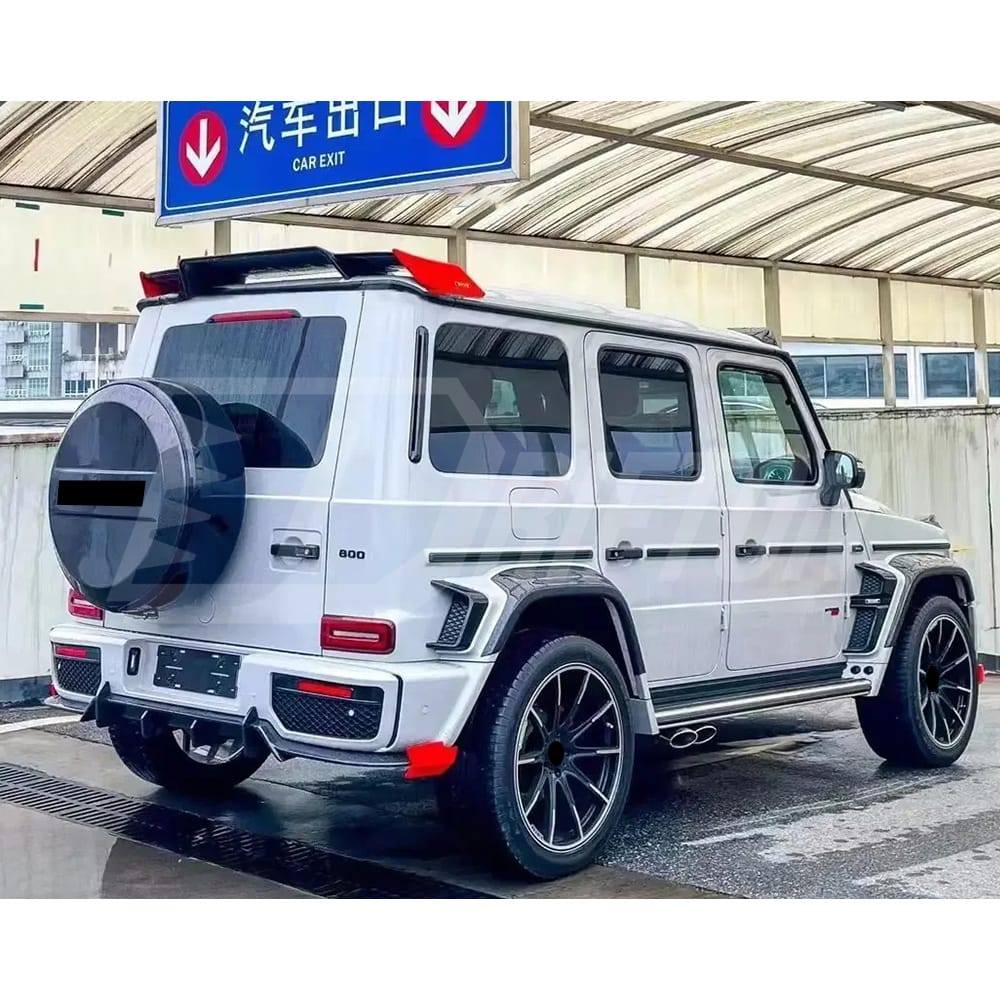 Convert Rocket G900 Style PP Body Kit With Dry Carbon Fiber Aero Kit With 24inch Wheel Rims For Mercedes Benz G Class W464 AMG G63 G500 G550 2018-2020