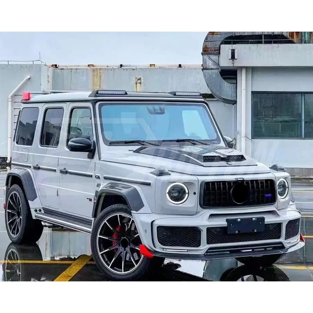 Convert Rocket G900 Style PP Body Kit With Dry Carbon Fiber Aero Kit With 24inch Wheel Rims For Mercedes Benz G Class W464 AMG G63 G500 G550 2018-2020