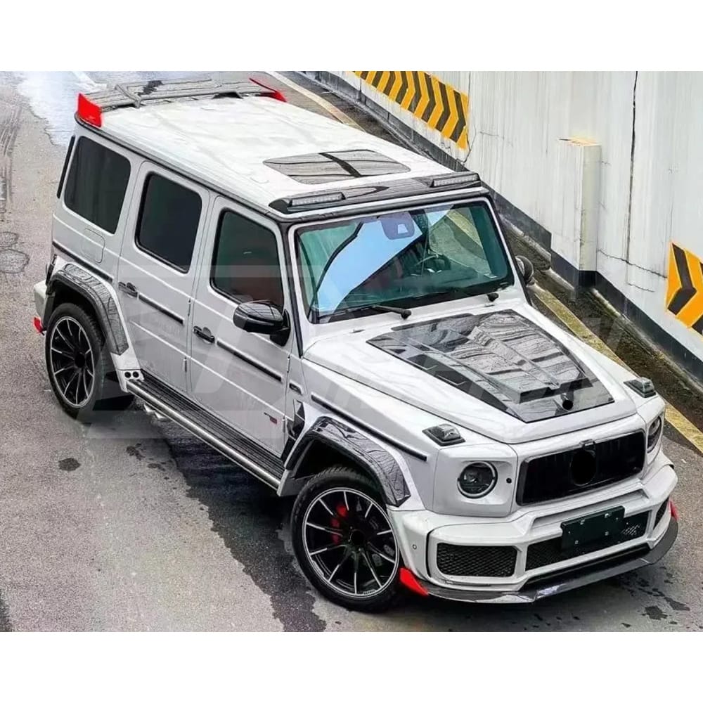 Convert Rocket G900 Style PP Body Kit With Dry Carbon Fiber Aero Kit With 24inch Wheel Rims For Mercedes Benz G Class W464 AMG G63 G500 G550 2018-2020