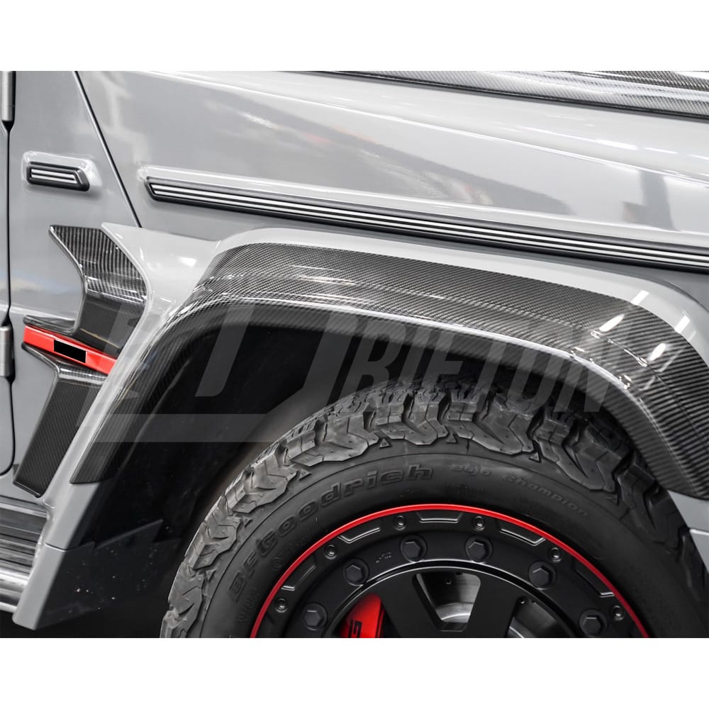 G900 Rocket Style Dry Carbon Fiber Rear Roof Spoiler For Mercedes Benz G-Class W464 G63 AMG 2019-2022