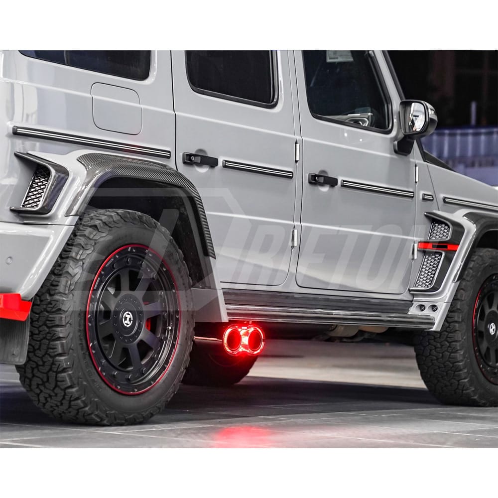 G900 Rocket Style Dry Carbon Fiber Rear Roof Spoiler For Mercedes Benz G-Class W464 G63 AMG 2019-2022