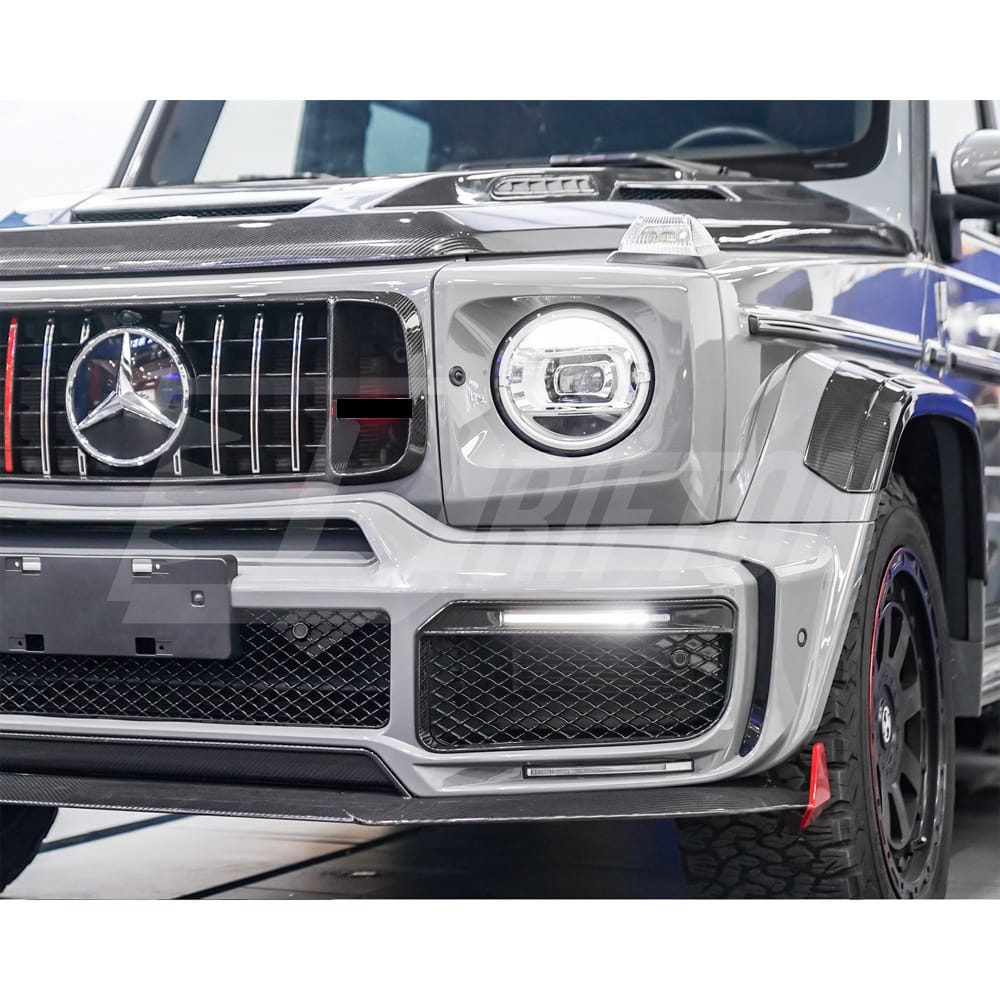 G900 Rocket Style Dry Carbon Fiber Rear Roof Spoiler For Mercedes Benz G-Class W464 G63 AMG 2019-2022