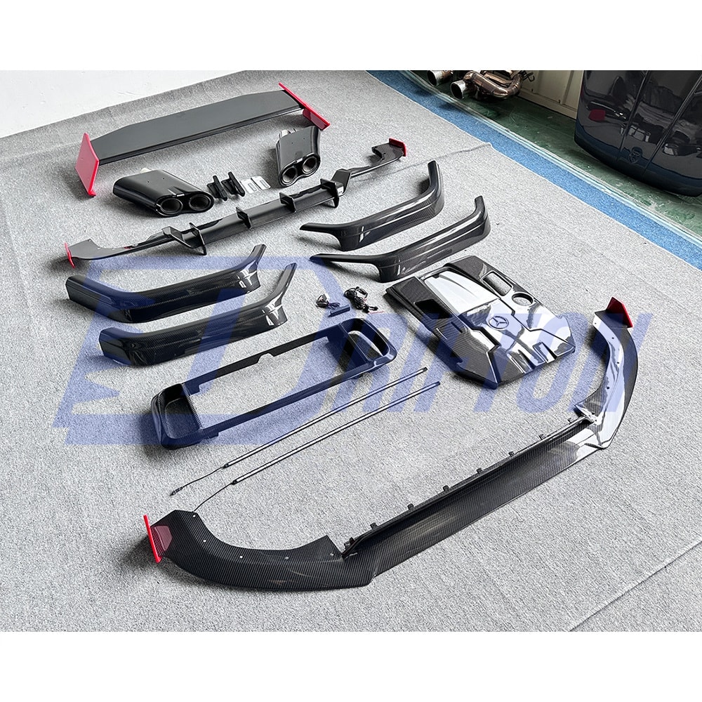 Dry Carbon Fiber Engine Cover For Mercedes Benz G-Class W464 G500 2019-2022