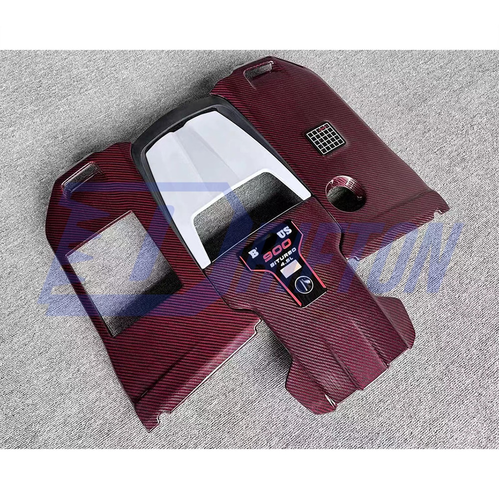 Dry Carbon Fiber Engine Cover For Mercedes Benz G-Class W464 G63 AMG 2019-2022