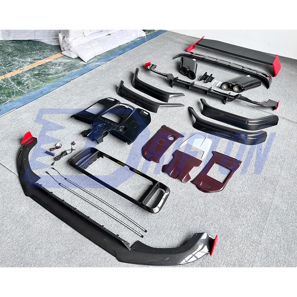 Dry Carbon Fiber Engine Cover For Mercedes Benz G-Class W464 G63 AMG 2019-2022