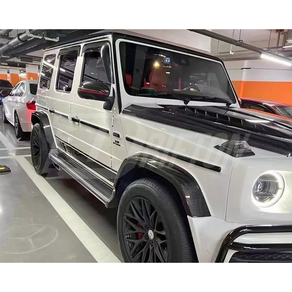 Dry Carbon Fiber Fender Extension Wheels Flares For Mercedes Benz G Class W464 G63 2019-2022