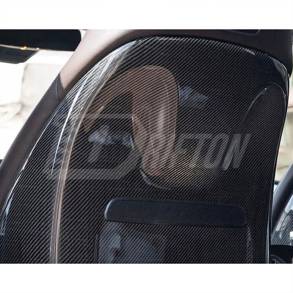 Dry Carbon Fiber Seat Back Cover For Mercedes Benz G Class W464 G500 G63 2019-2025