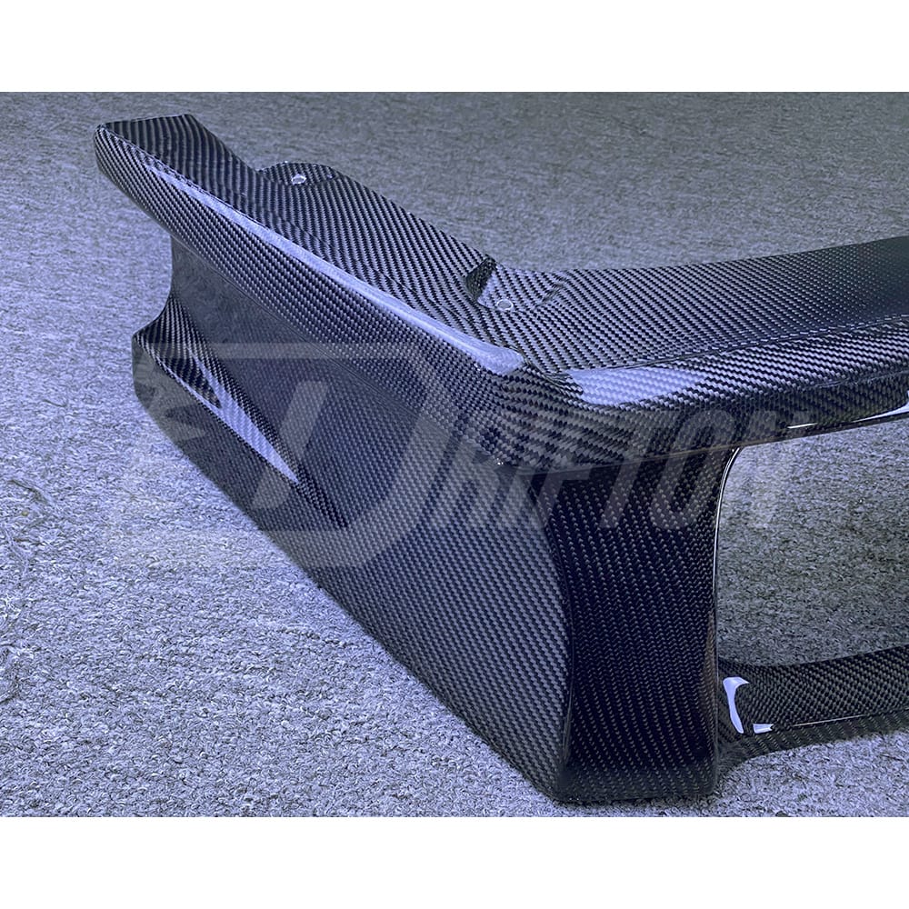 VARIS Style Carbon Fiber Rear Diffuser With Brake Lamp For Nissan R35 GTR 2008-2016