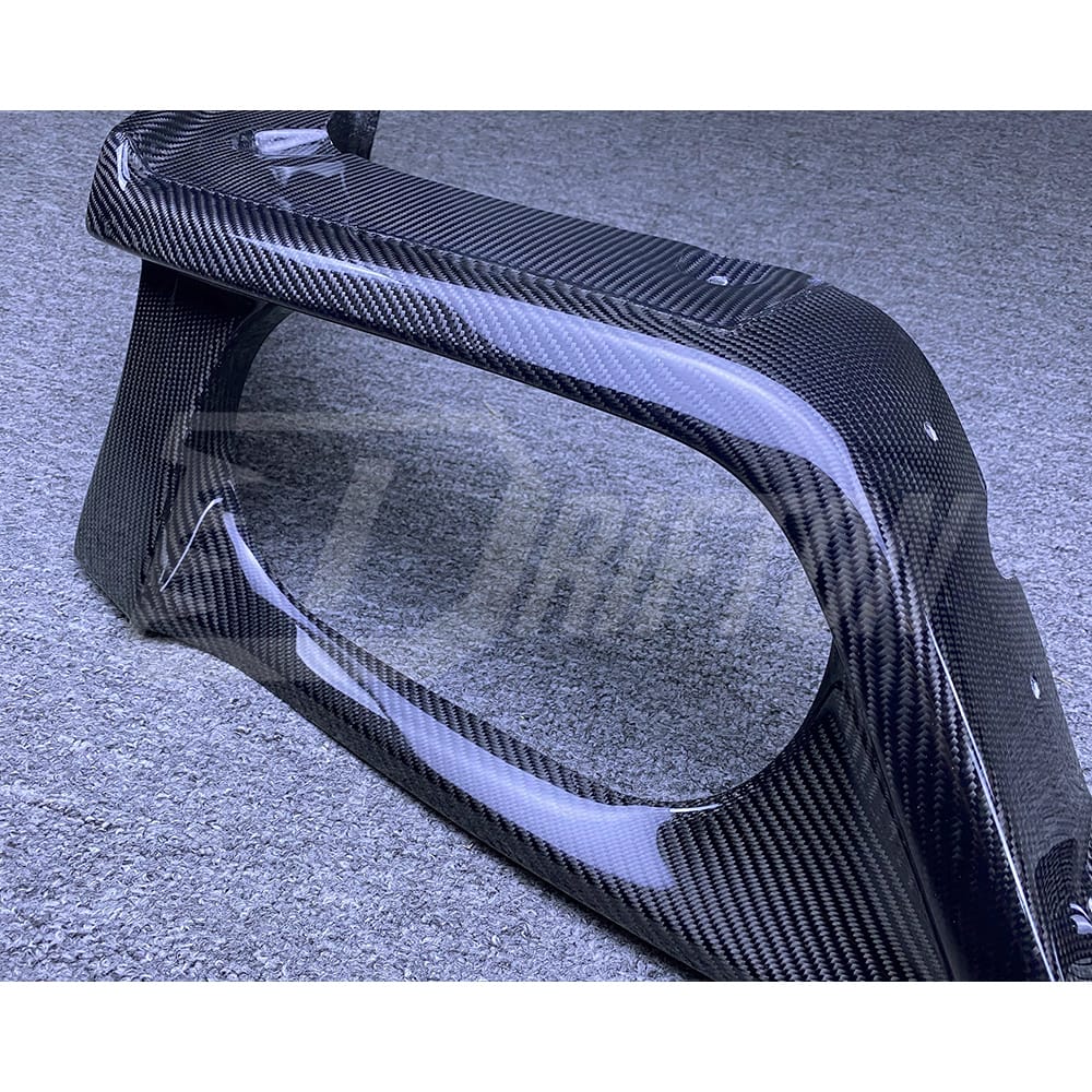 VARIS Style Carbon Fiber Rear Diffuser With Brake Lamp For Nissan R35 GTR 2008-2016