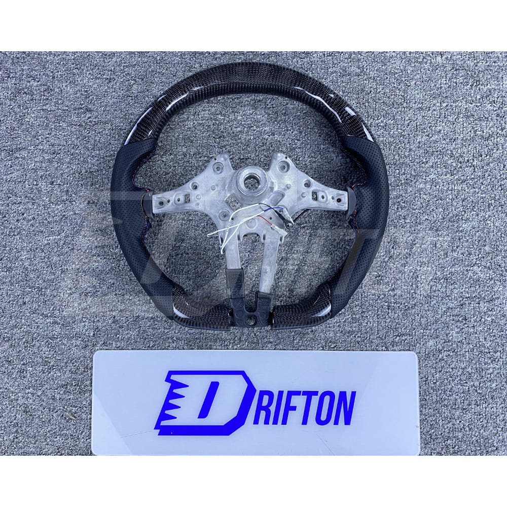 Customize Style Steering Wheel With LED Shift Light For BMW M3 M4 F80 F82 F83 2014-2020