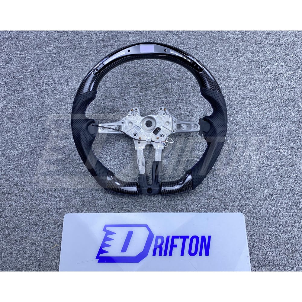 Customize Style Steering Wheel With LED Shift Light For BMW M3 M4 F80 F82 F83 2014-2020