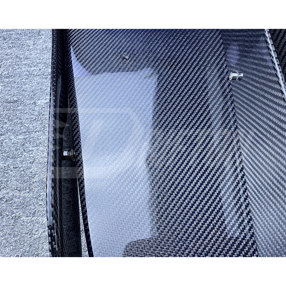 Varis Style Carbon Fiber Rear Diffuser Underboard With Lip For BMW M3 M4 F80 F82 F83 2014-2020