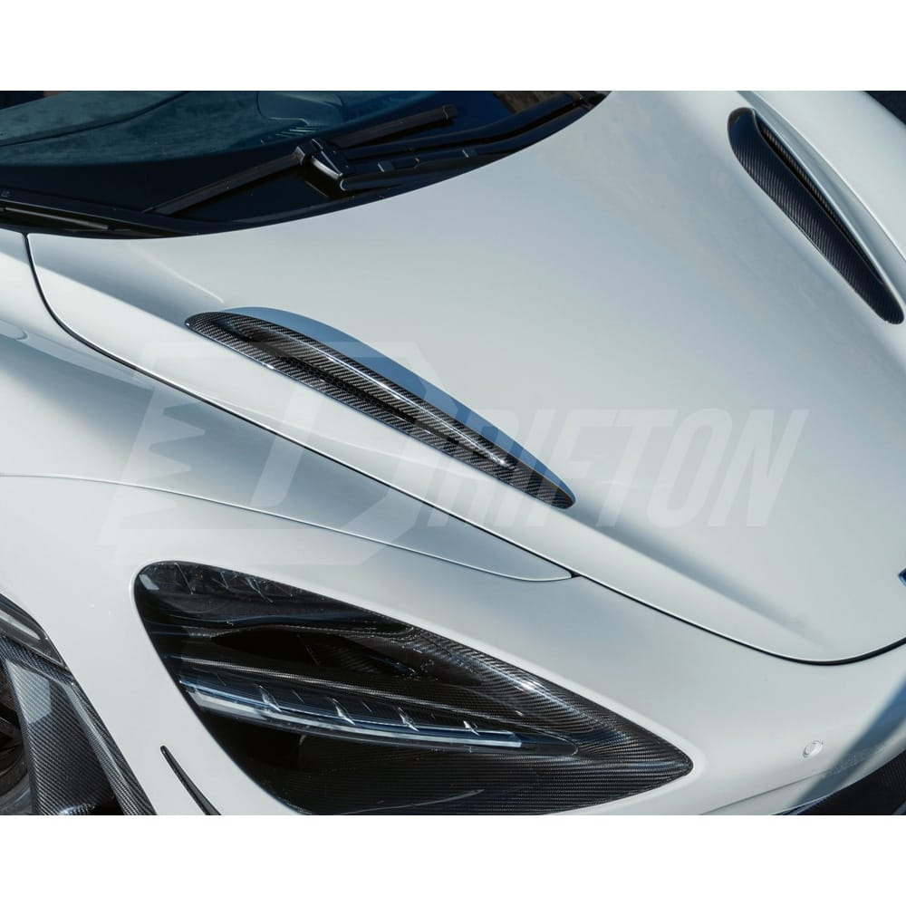 Dry Carbon Fiber Hood Vent For Mclaren 720S
