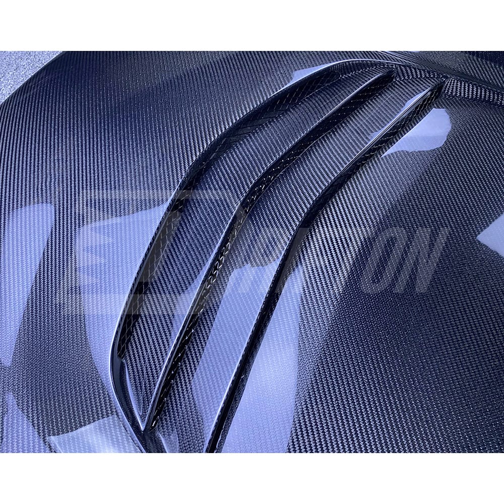 VA Style Carbon Fiber Engine Hood For INFINITI Q50 2013-2024