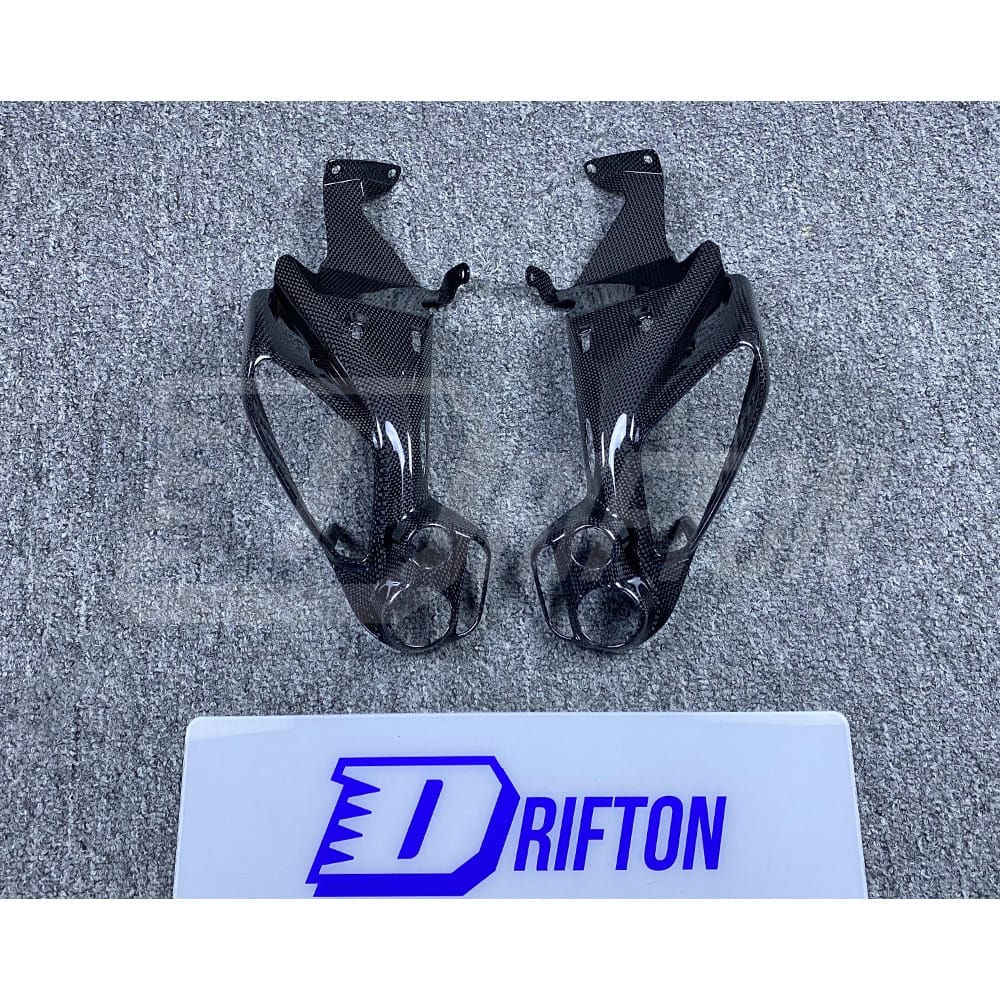 Dry Carbon Fiber AC Control Panel Cover Interiors Kits For Ferrari 488 GTB Spider 2015-2019