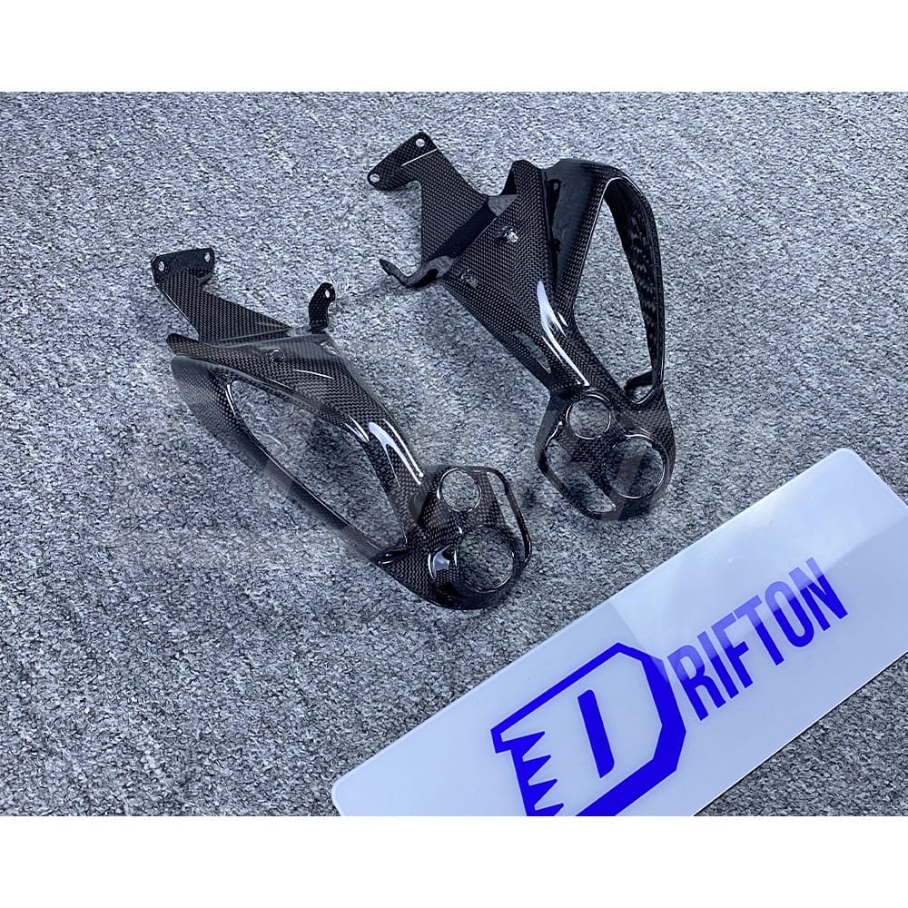 Dry Carbon Fiber AC Control Panel Cover Interiors Kits For Ferrari 488 GTB Spider 2015-2019
