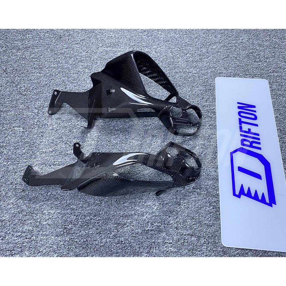 Dry Carbon Fiber AC Control Panel Cover Interiors Kits For Ferrari 488 GTB Spider 2015-2019