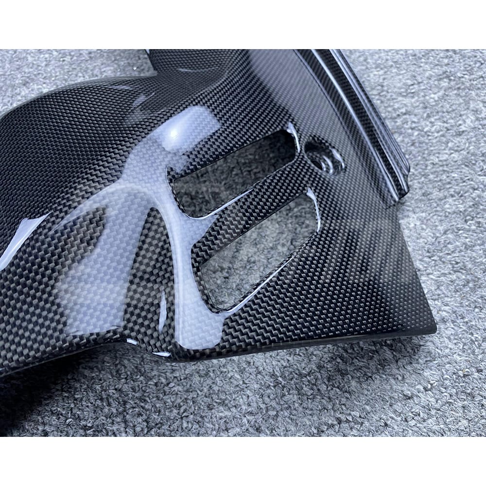 Dry Carbon Fiber Engine Bay Compartment Side Cover Kits For Ferrari 488 Spider 2015-2019