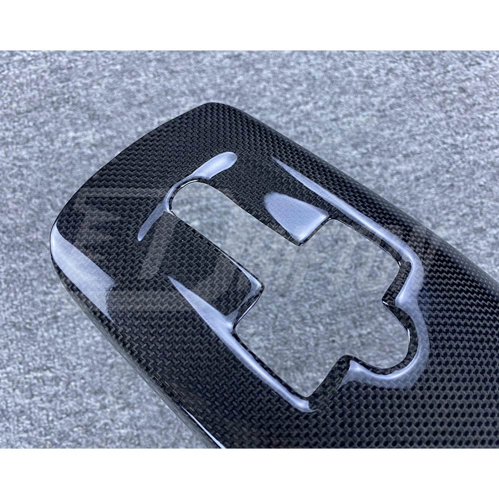 Dry Carbon Fiber Engine Bay Lock Cover Latch Panel Kit For Ferrari 488 GTB Spider 2015-2019