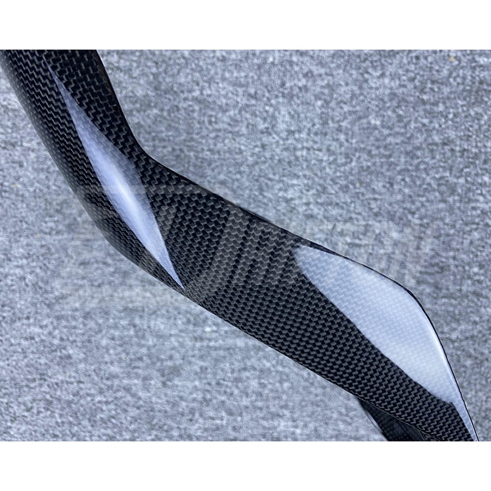 Dry Carbon Fiber Engine Bay Lock Cover Latch Panel Kit For Ferrari 488 GTB Spider 2015-2019