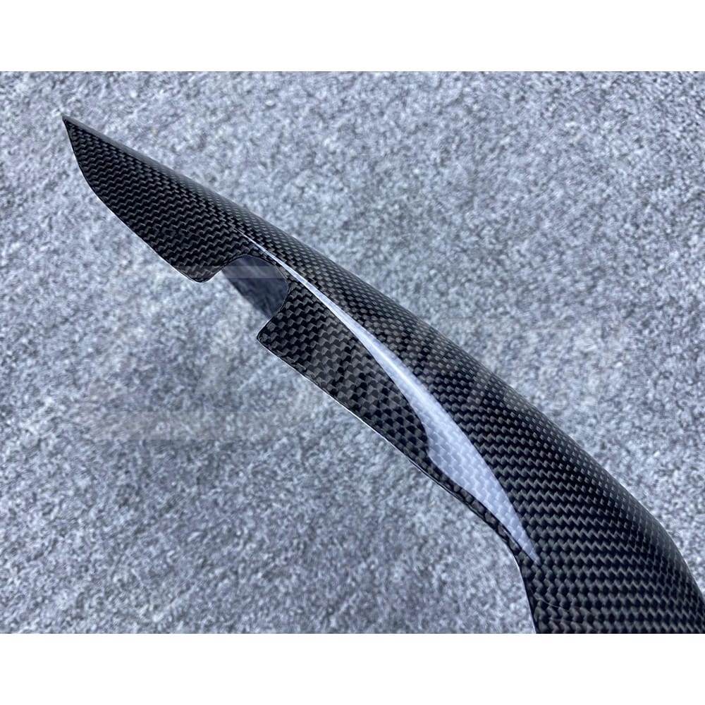 Dry Carbon Fiber Engine Bay Lock Cover Latch Panel Kit For Ferrari 488 GTB Spider 2015-2019
