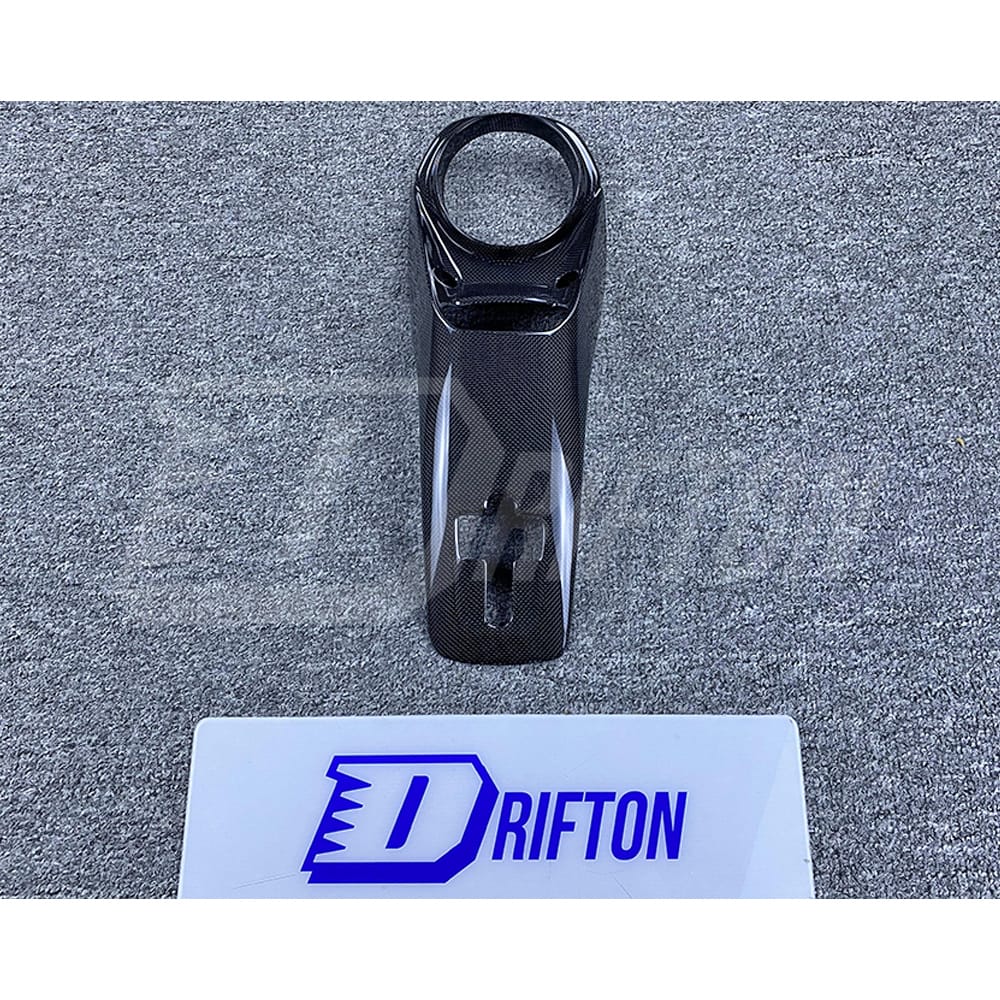Dry Carbon Fiber Engine Bay Lock Cover Latch Panel Kit For Ferrari 488 GTB Spider 2015-2019