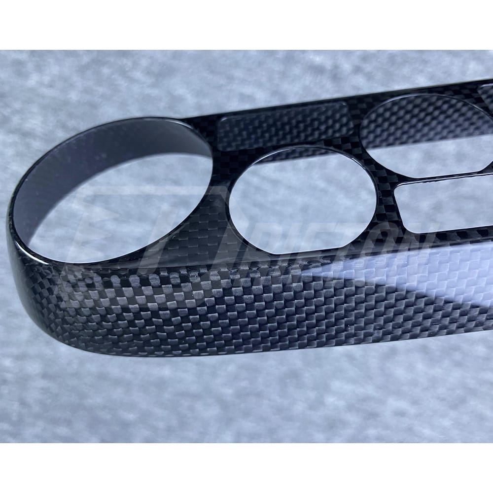OEM Style Dry Carbon Fiber AC Control Panel Trim Interiors Kit For Ferrarir 488 GTB Spider 2015-2019