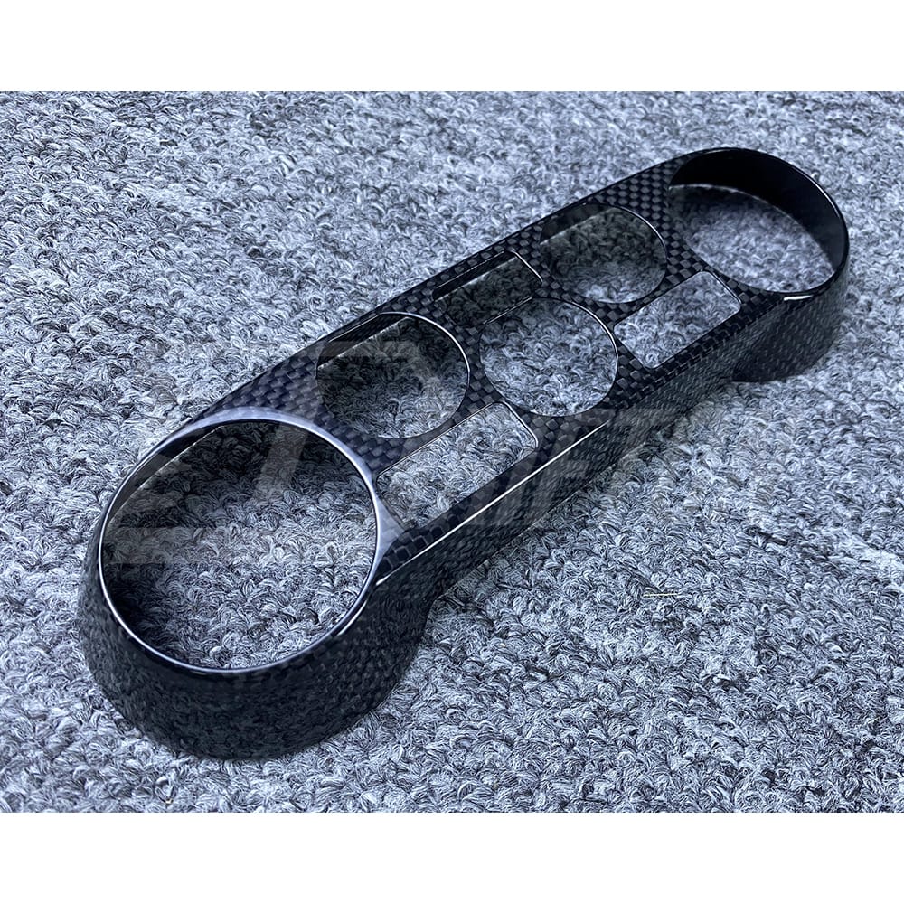 OEM Style Dry Carbon Fiber AC Control Panel Trim Interiors Kit For Ferrarir 488 GTB Spider 2015-2019