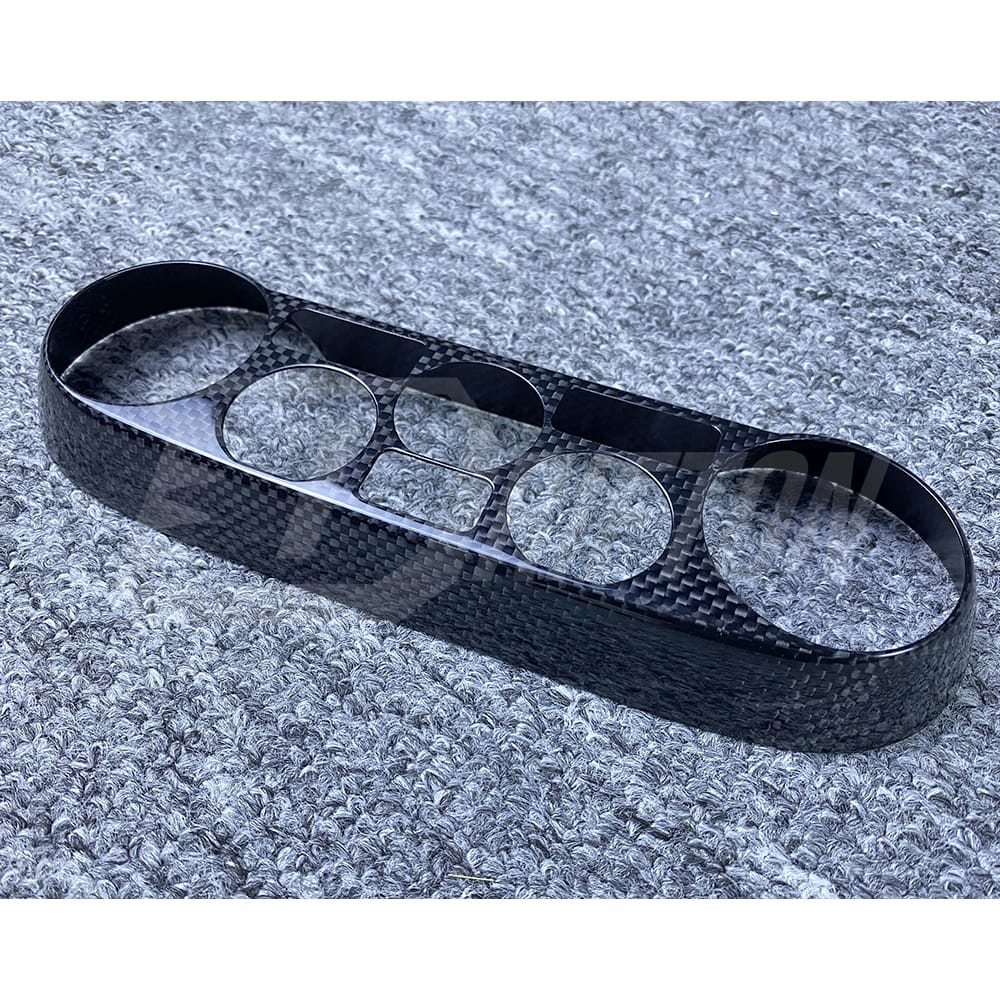 OEM Style Dry Carbon Fiber AC Control Panel Trim Interiors Kit For Ferrarir 488 GTB Spider 2015-2019