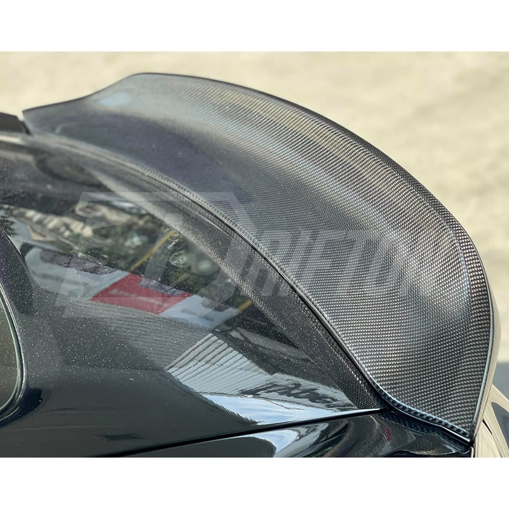 CMST Style Carbon Fiber Rear Spoiler Trunk Wing For Porsche 718 Cayman Boxster 2016-2024