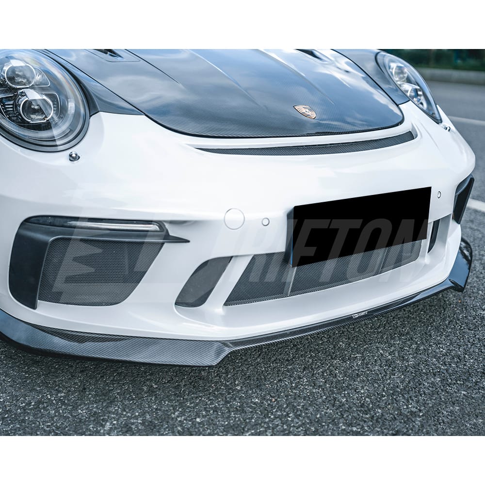 GT3RS Style Dry Carbon Fiber Hood For Porsche 911 Carrera 991 991.1 991.2 2012-2018