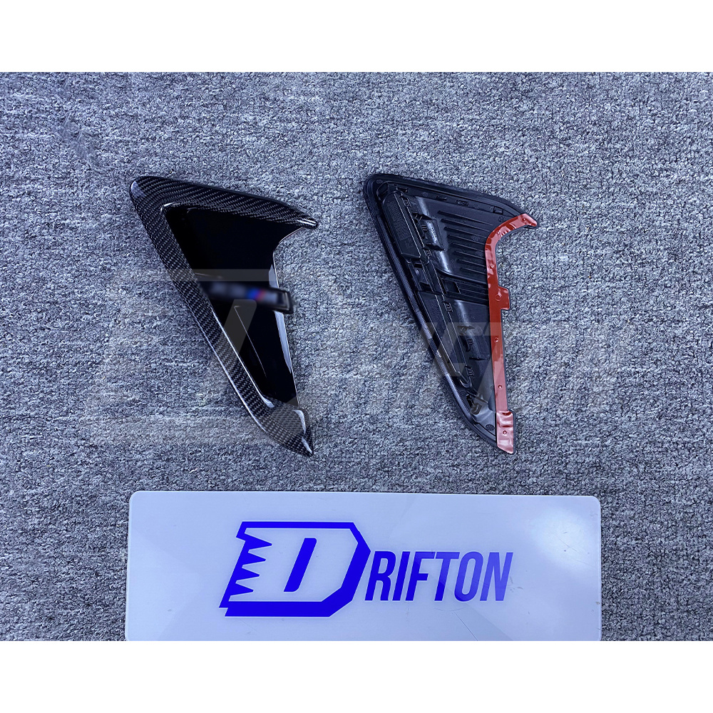 Carbon Fiber Fender Vent Trims For BMW F97 X3M F98 X4M 2019-2021
