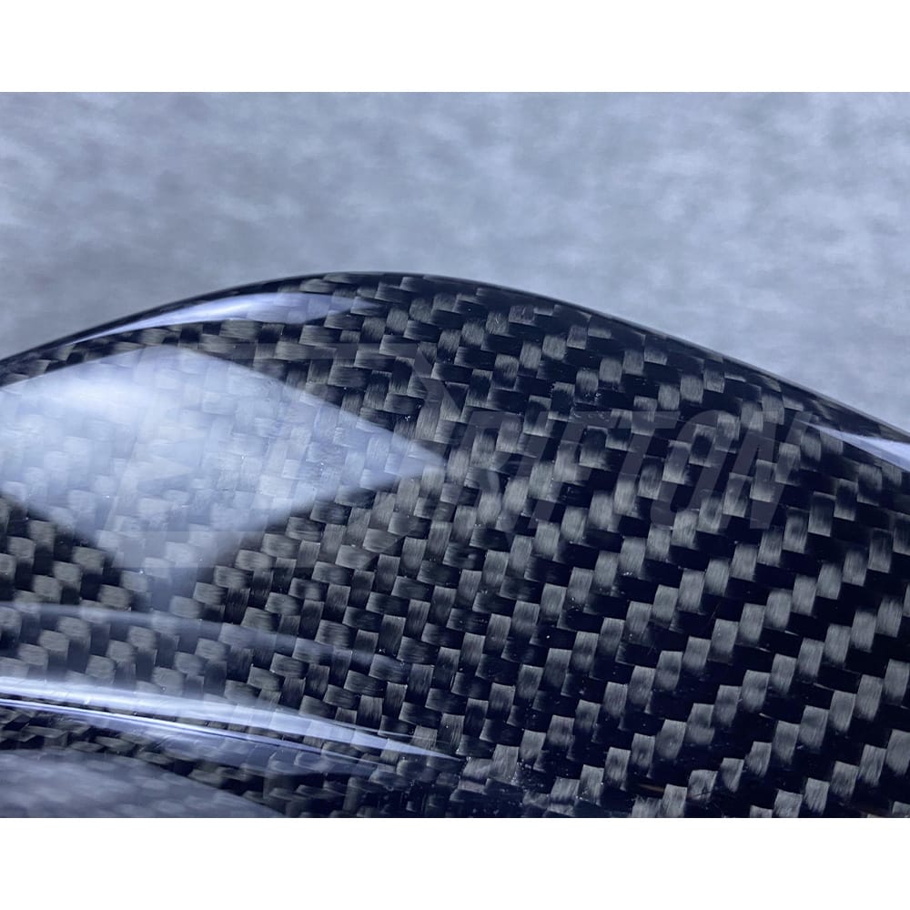 B Style Carbon Fiber Front Bumper Canards For Alfa Romeo Giulia Base Ti 2016-2023
