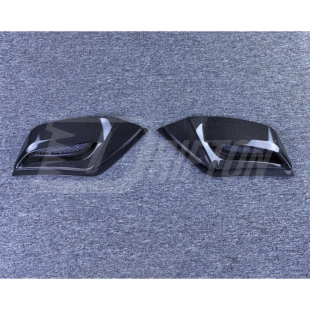 Capristo Dry Carbon Fiber Rear Engine Cover Trunk Boot Lid For Ferrari 488 Spider 2015-2018