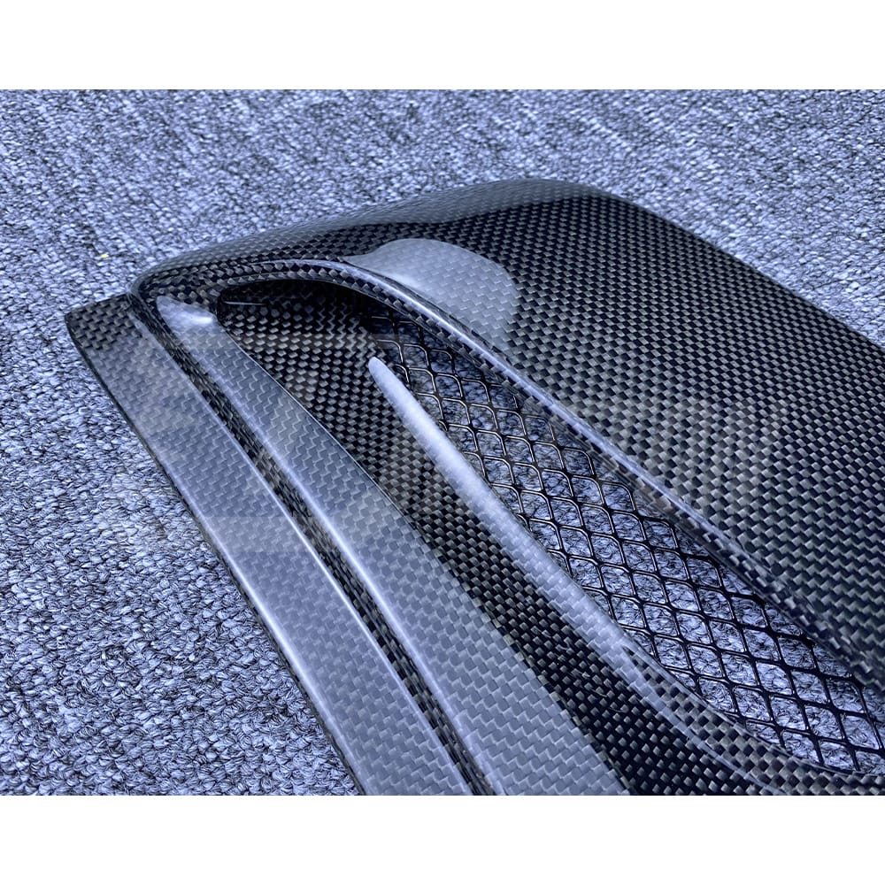 Capristo Dry Carbon Fiber Rear Engine Cover Trunk Boot Lid For Ferrari 488 Spider 2015-2018