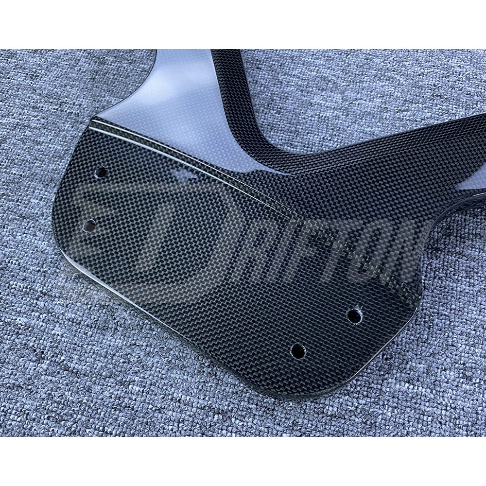 Capristo Dry Carbon Fiber Rear Engine Cover Trunk Boot Lid For Ferrari 488 Spider 2015-2018