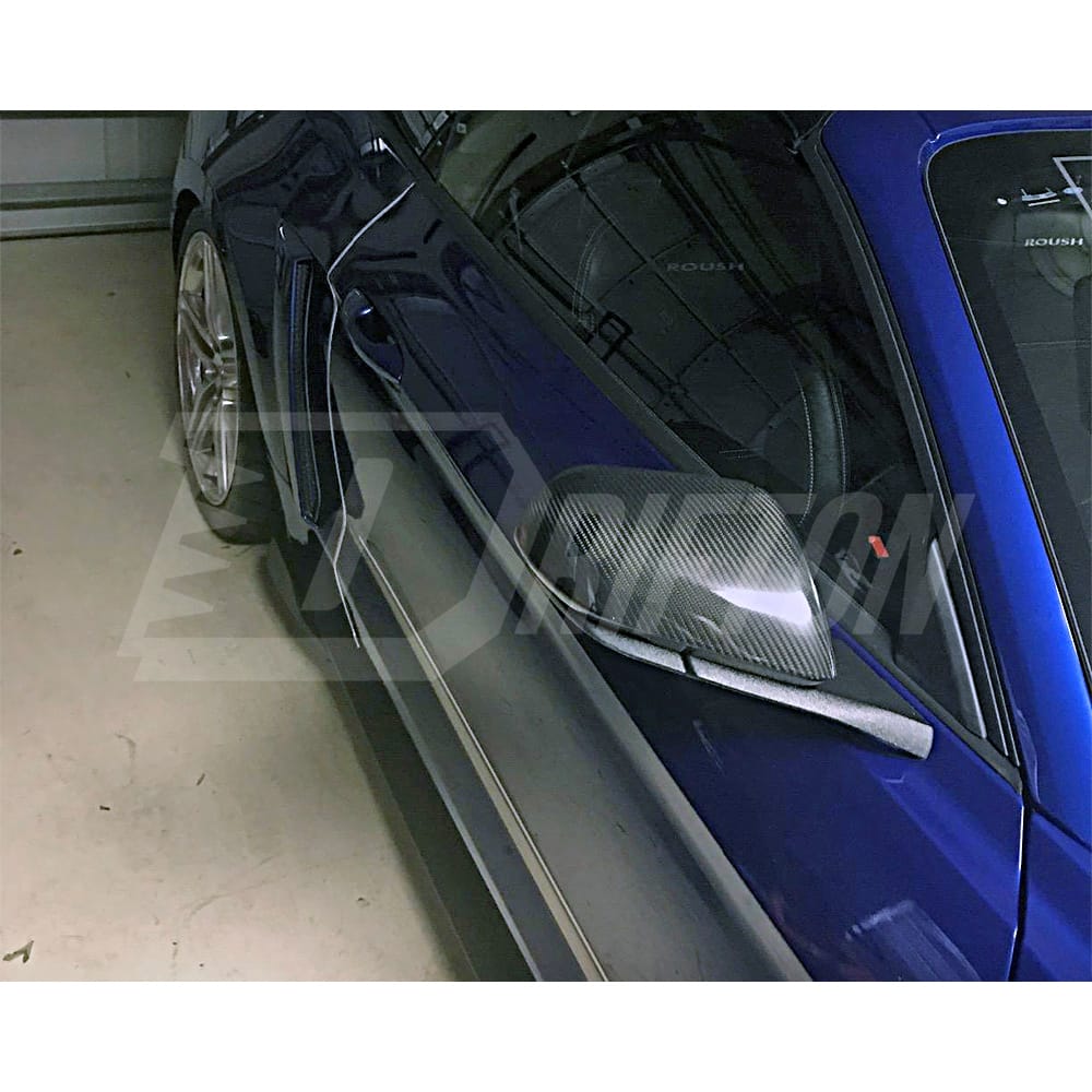Carbon Fiber Mirror Cover For Ford Mustang 2015-2017