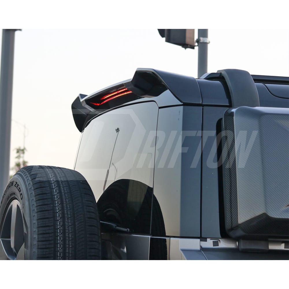 Carbon Fiber Rear Spoiler For Land Rover Defender 2020-2023