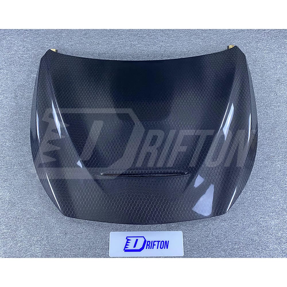 GTS Style Honeycomb Carbon Fiber Hood Bonnet For INFINITI Q50 2013-2024